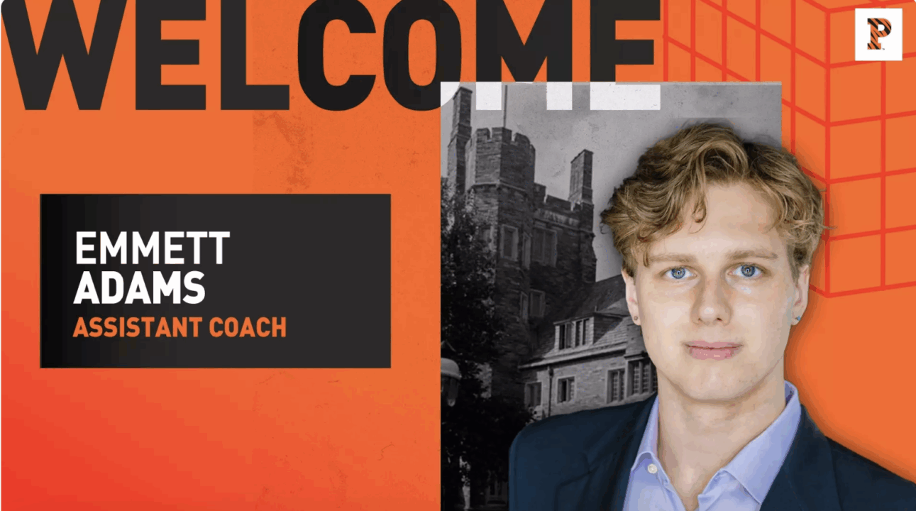 Princeton Women’s Swimming Hires Emmett Adams As New Assistant Coach